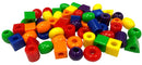 Lacing Beads & Laces (geometric shapes) (180 Piece and 4 laces) (7274260594843)