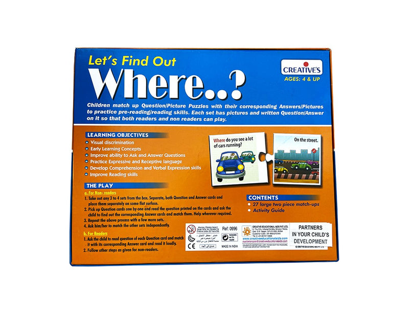 Creatives - Let's Find Out Where? (27 Sets Of Self-Correcting Match Ups) (6907042988187)