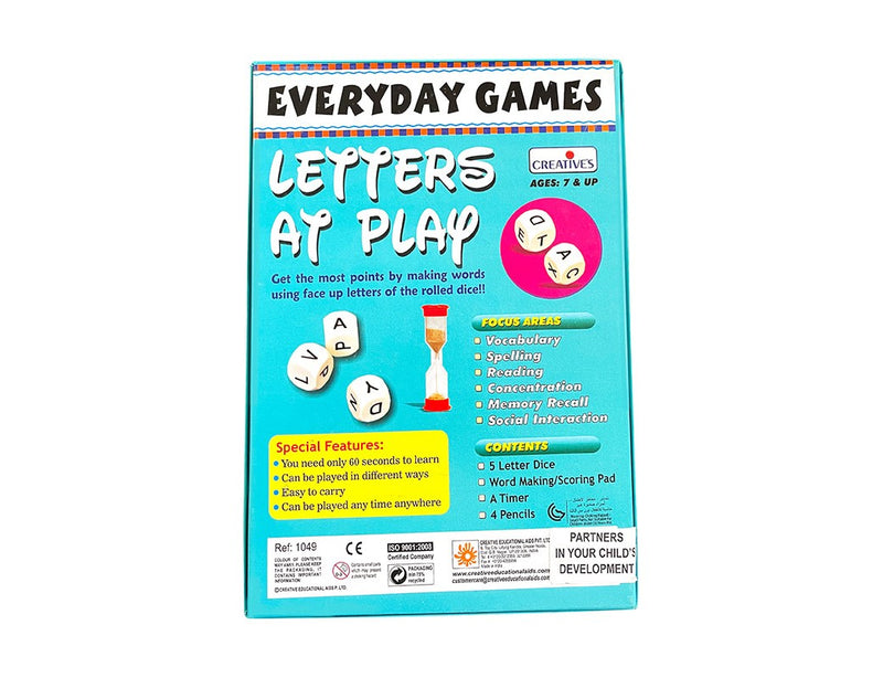 Creatives Everyday Games- Letters at Play