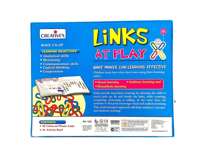 Creatives - Links at Play (Early Maths Skills with activities and games) (7450326499483)