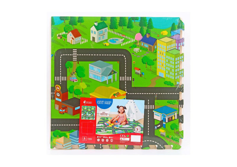SUNTA Large City Map EVA Foam Floor Puzzle Play Mat (7030272622747)
