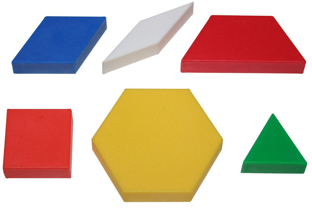 Maths Pattern Shape Blocks (180 Piece)