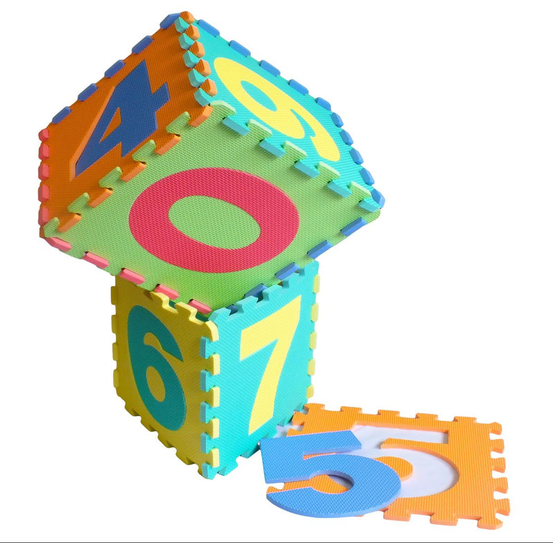 Sunta Numbers EVA Foam Puzzle Floor Mat for Kids-10 piece (7275724570779)
