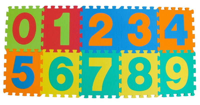 Sunta Numbers EVA Foam Puzzle Floor Mat for Kids-10 piece (7275724570779)