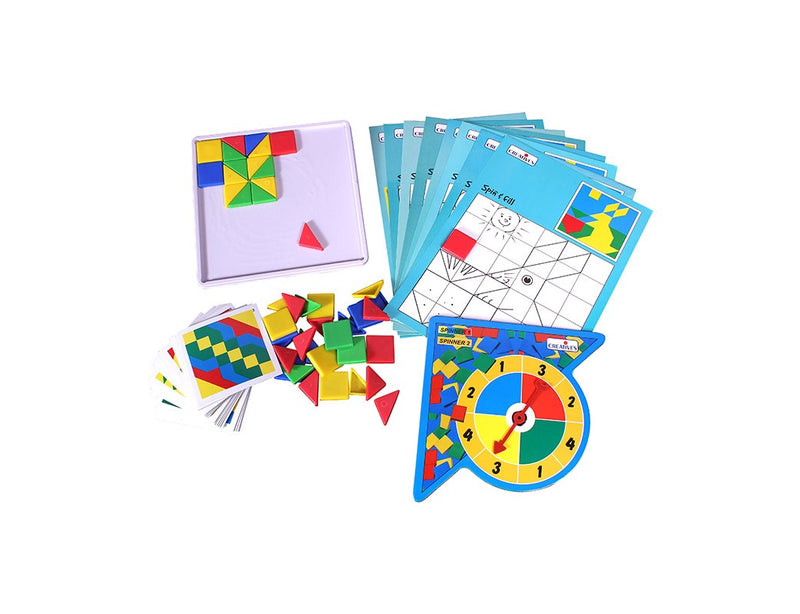 Creatives - Pattern Play (Includes Pattern Cards, Shapes, Spinners, Tray And Grid Sheet) (6907041677467)