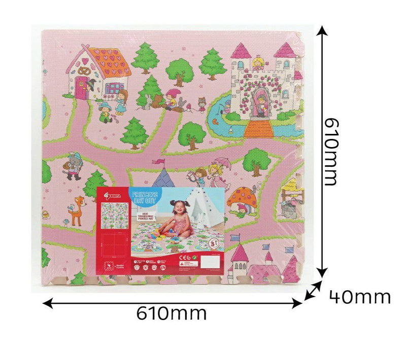 Princess Castle Interlocking Floor Puzzle Play (7030272524443)