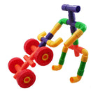Pipe Tube Building and Construction Set with Wheels (72 Piece) (7277217022107)
