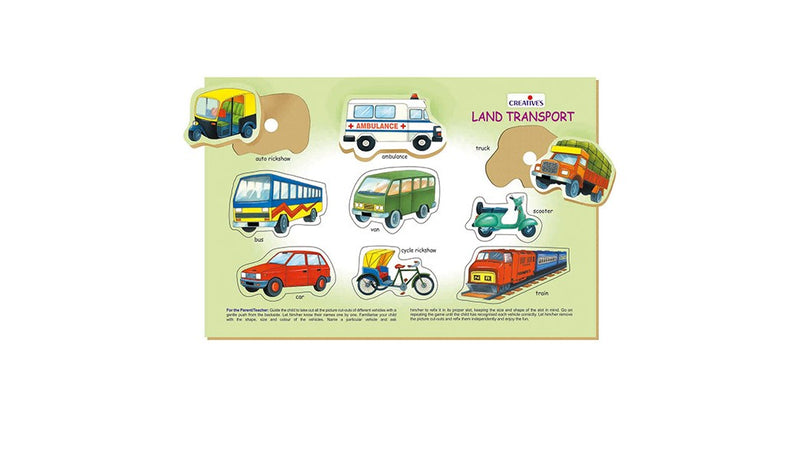 Creatives Play And Learn Land Transport (6907041087643)