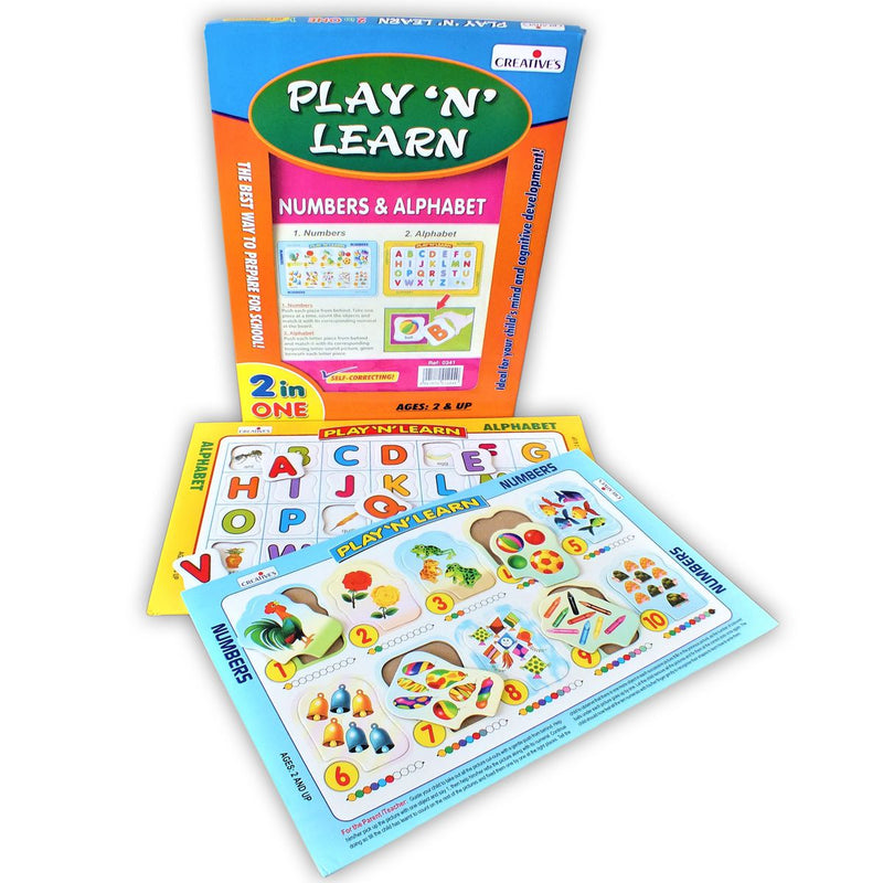 Play 'N' Learn Numbers & Alphabet (2 in 1) (7270555615387)