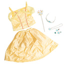 Yellow Princess Costume With Crown, Jewellery & Wand (7335188037787)