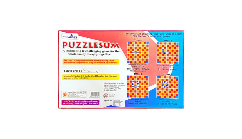 Creatives - Puzzlesum (A Fun Math Game with Numbers) (7370465083547)