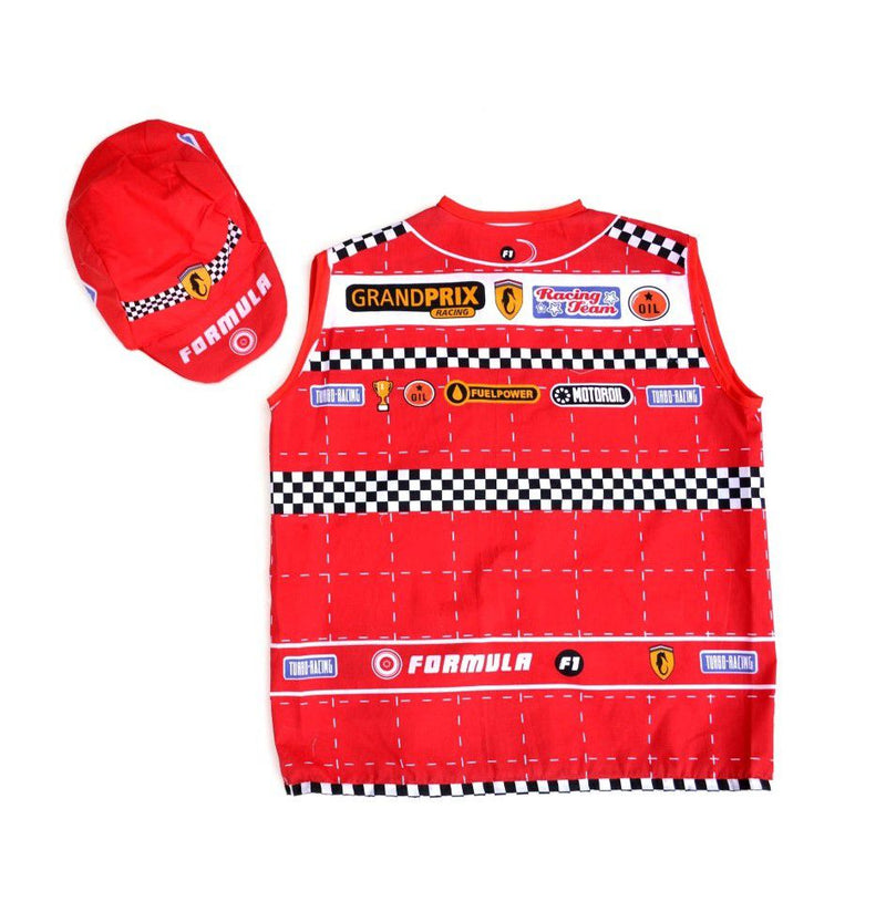 Racing Car Driver - Role Play Costume For Kids (7275026022555)