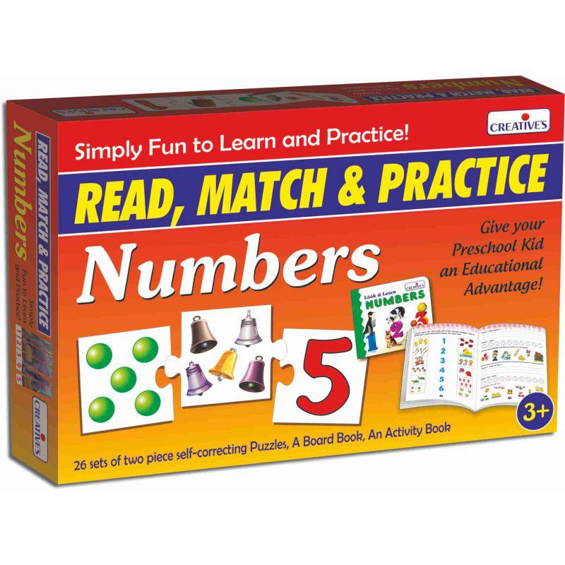 Creatives - Numbers (count, match and sort with 21 sets of 2pc self correcting puzzles) (7370454630555)