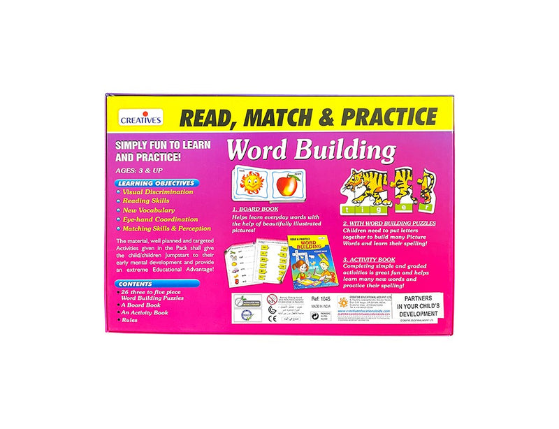 Creatives - Read, Match and Practice - Word Building (Learn to read) (7370499326107)
