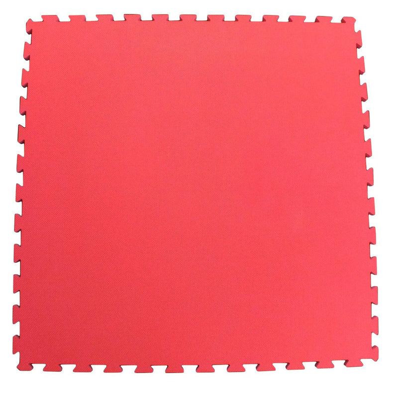 Red Gym Floor Mat Interlocking - 1000x1000x20mm (7273157558427)