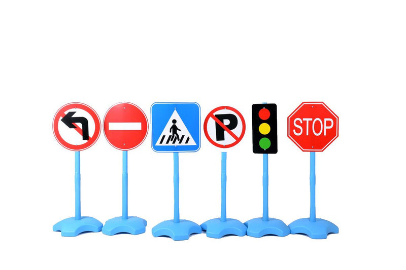 Road Traffic Signs and Robot Set – 6 Piece (7275709563035)