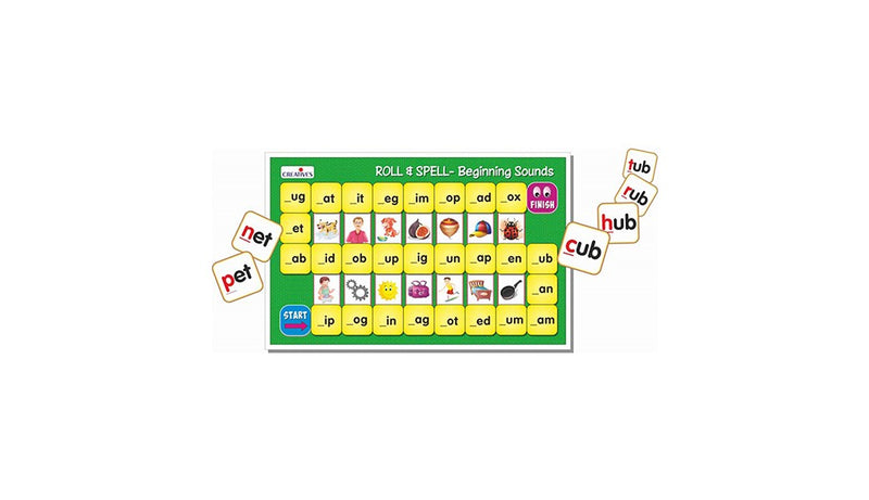 Creatives - Roll And Spell Game (learn to read and spell over 200 words) (6907045478555)