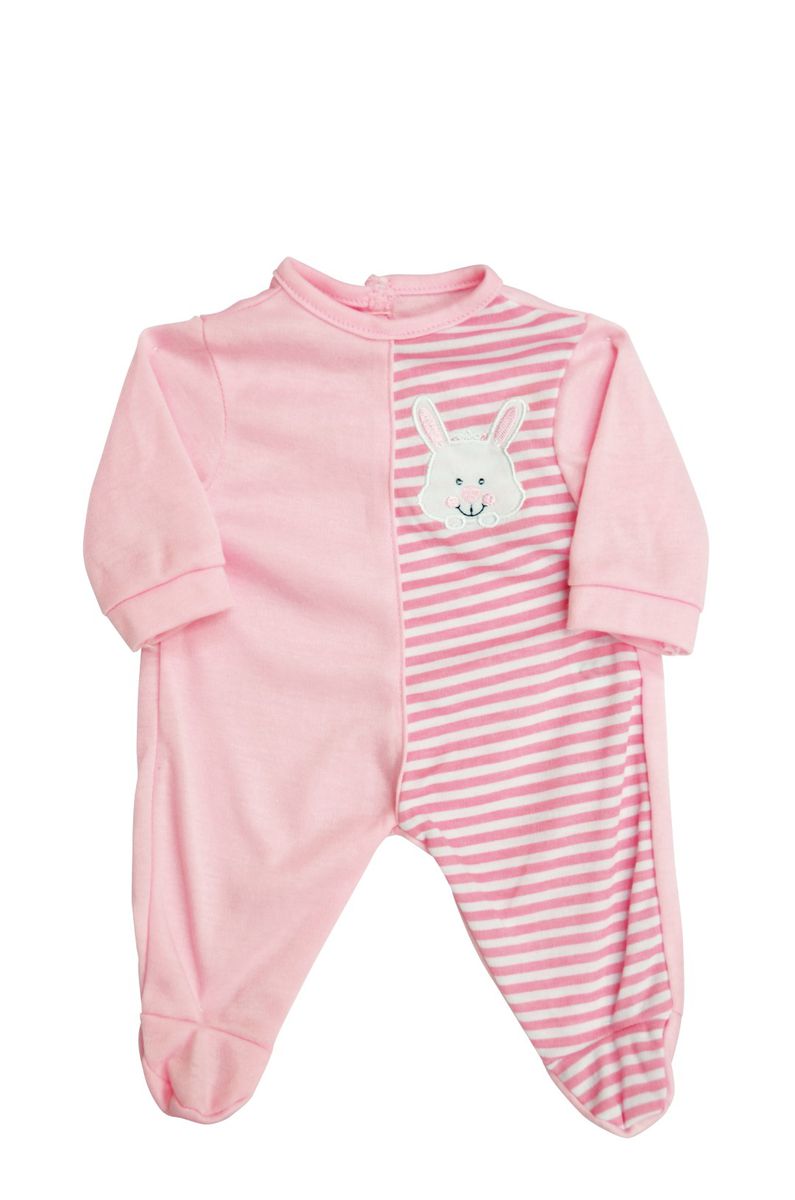 Dollsworld - Doll Clothes - Striped Onesie, Suitable For Dolls Up To 46Cm (6899314426011)