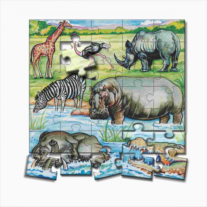 Creatives - 4 Animal Puzzles (Part 5) (25,30,35,40 Pcs)