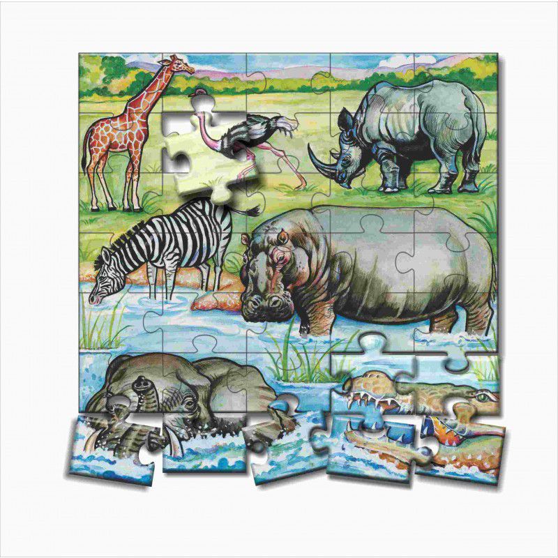 Creatives - 4 Animal Puzzles (Part 5) (25,30,35,40 Pcs) (6907048263835)