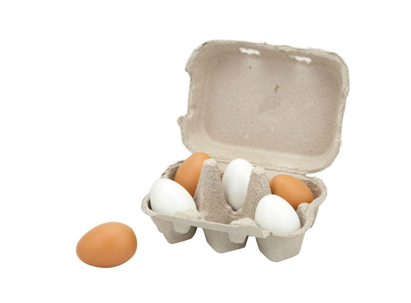 Viga Wooden Eggs In An Egg Carton Play Food (7030218358939)