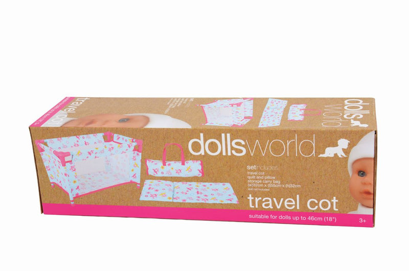 Dollsworld Doll Travel Cot (6899320914075)