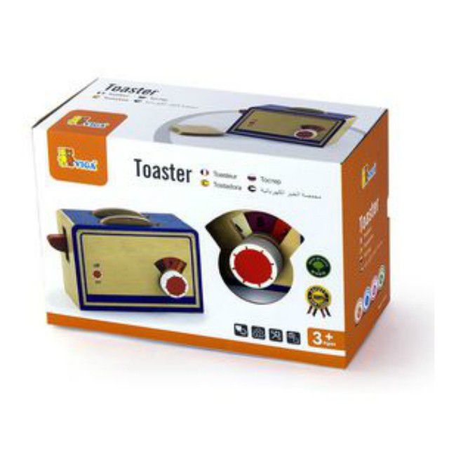 Viga Kitchen Toaster Set Role Play (7030229762203)