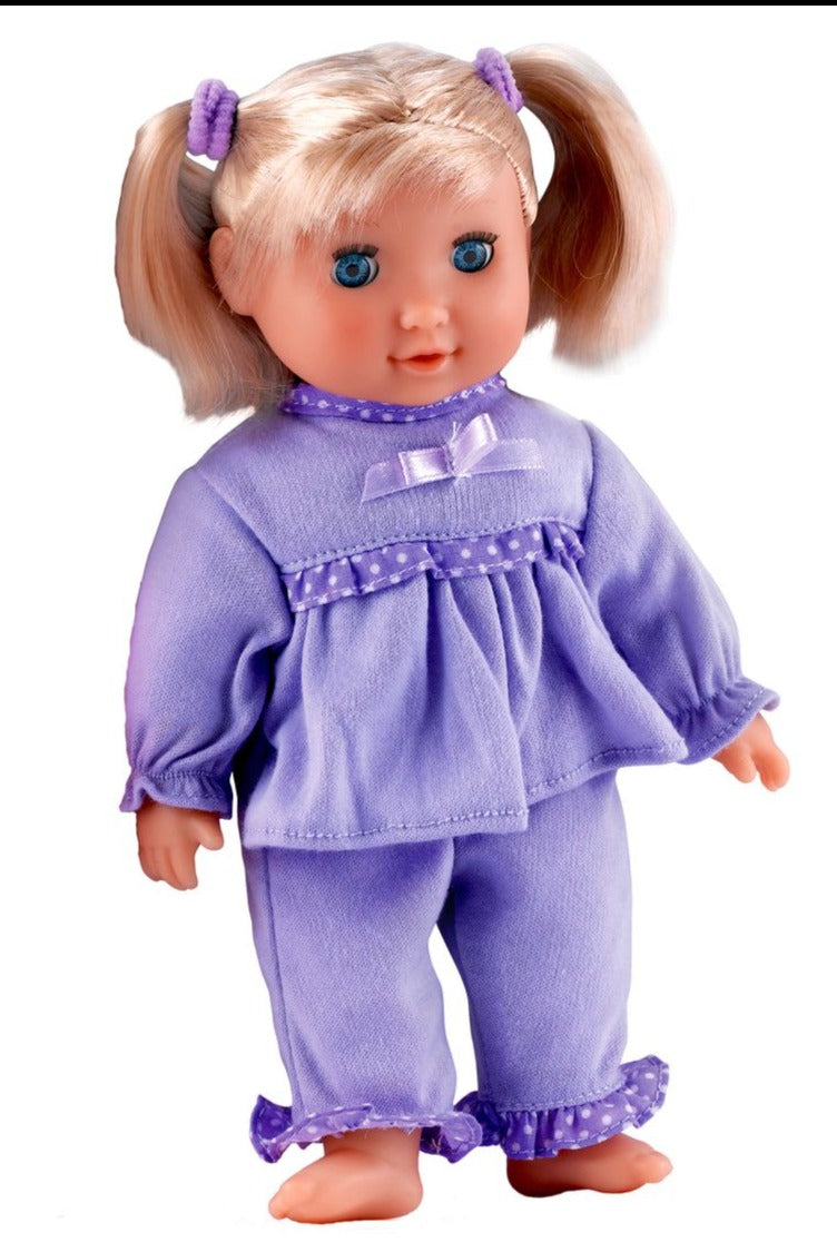 Dollsworld Rosie Doll Purple 25Cm