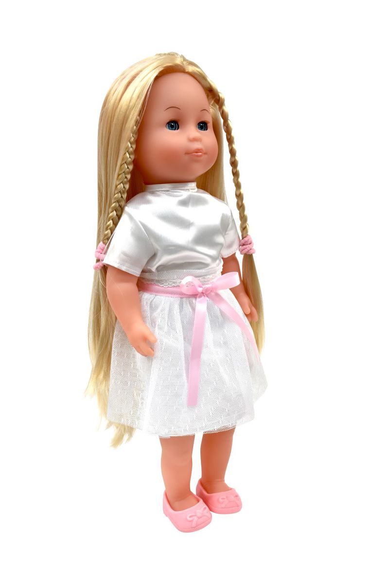 Dollsworld- Catherine Deluxe Long Hair Doll (Brush, Outfit) 41Cm (16") (6899316588699)