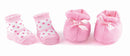 Dollsworld - Pink Baby Dolls Shoes (1 Pair) And Socks (1 Pair) (6899314196635)