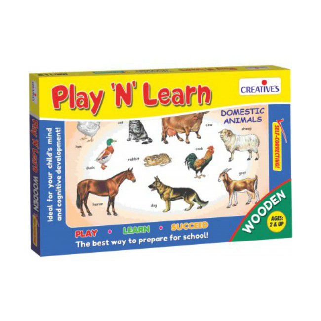 Creatives - Play And Learn - Domestic Animals Puzzle (6907041349787)