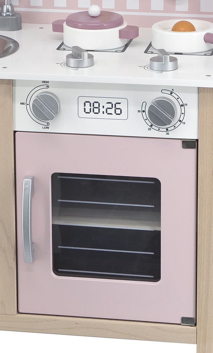 Viga Pink Kitchen With Accessories Includes Stove, (7030224912539)