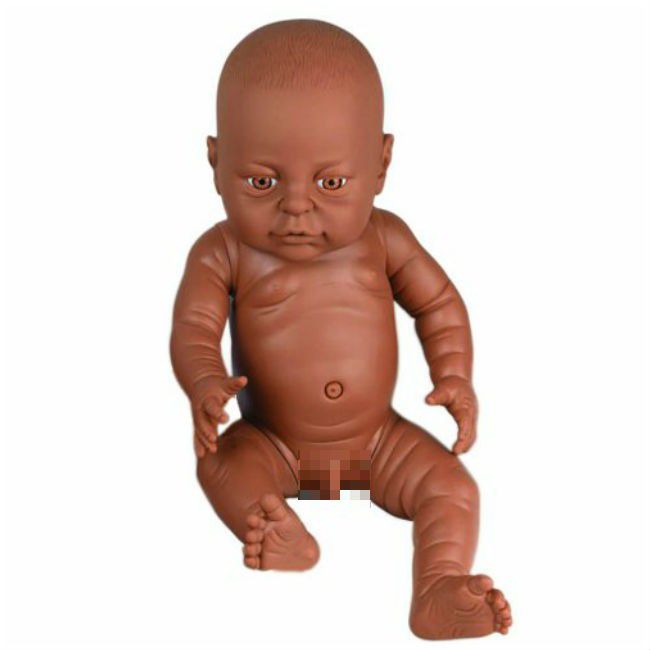 Dollsworld Newborn Baby Doll Boy Black (6897590304923)
