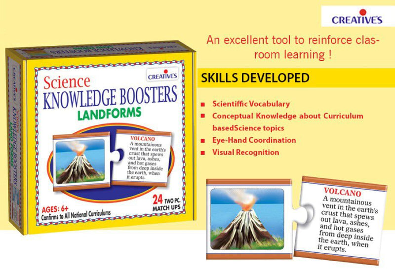 Creatives Science Knowledge Booster - Landforms (6907038826651)
