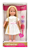 Dollsworld- Catherine Deluxe Long Hair Doll (Brush, Outfit) 41Cm (16") (6899316588699)
