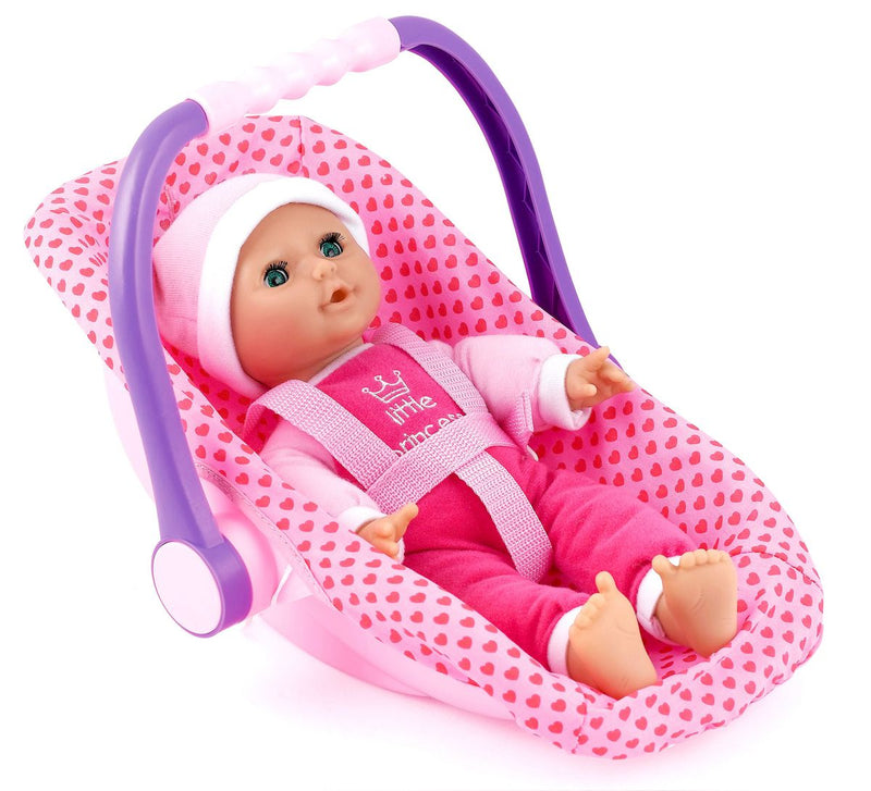 Dollsworld Isabella Doll In A Rocking Car Seat Carrier (6897588928667)