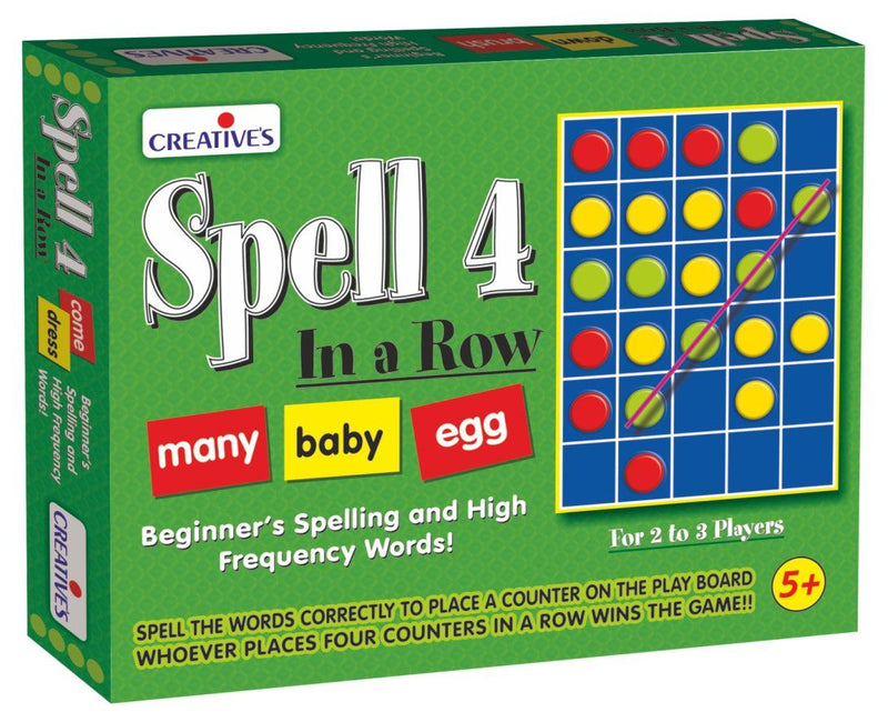 Creatives - Spell 4 in a Row (Improve Spelling and Vocabulary with this fun game) (7370498801819)