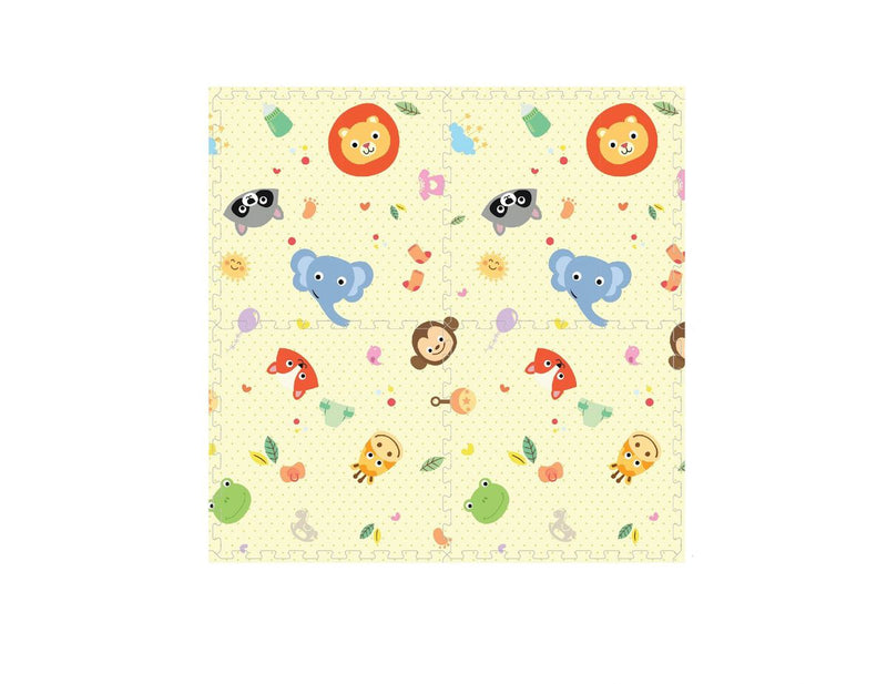 Animals Interlocking Foam Floor Puzzle Play Mat (7030272426139)