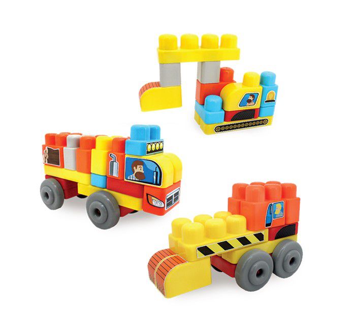 Construction Truck Plastic Building Blocks (7030274883739)