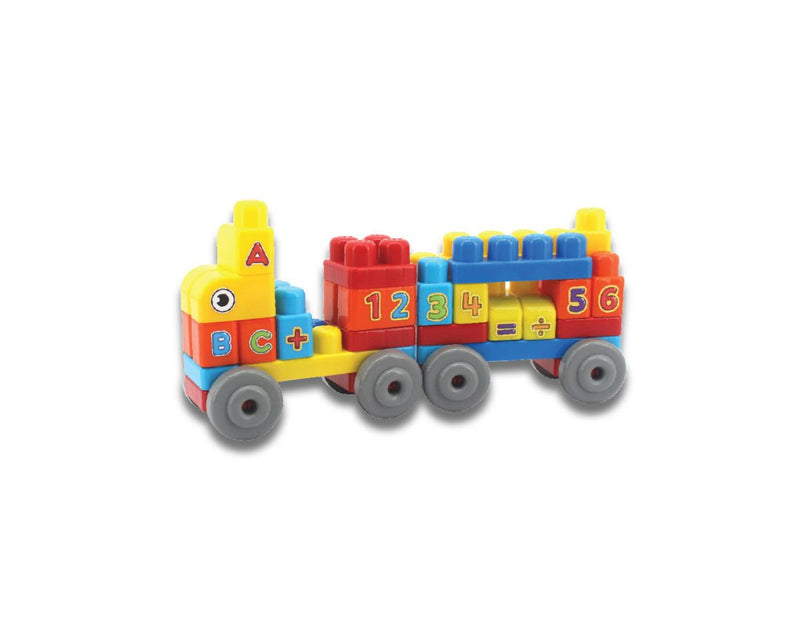 Educational Train Plastic Building Blocks (7030275080347)