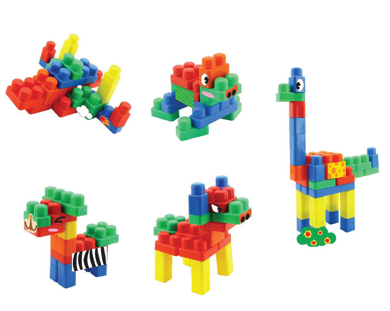 Large Plastic Building Block 82pcs In 4 Colours (7030270853275)