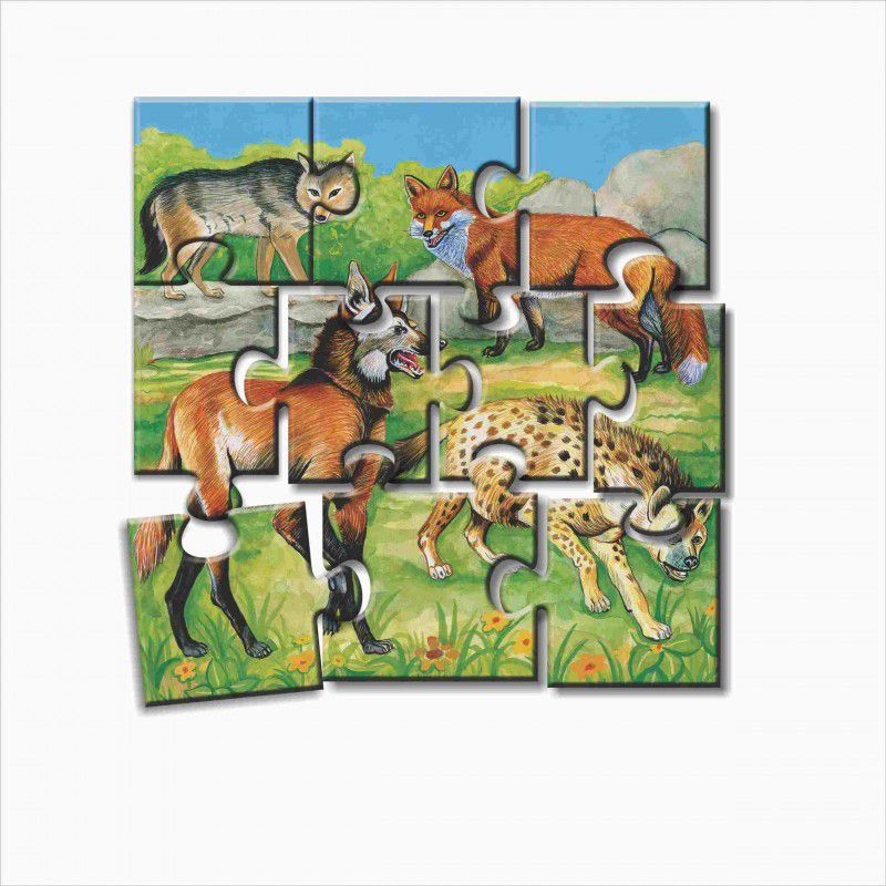 Creatives - 4 Animal Puzzles (Part 4) (10,15,20, 25 Pcs)