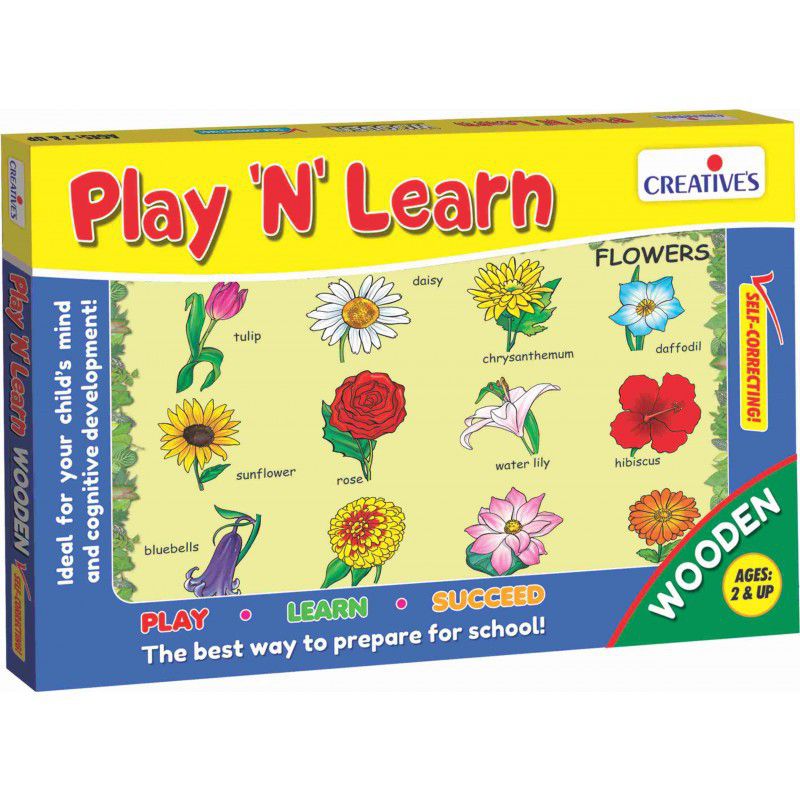 Creatives - Play And Learn - Flowers Puzzle (6907041284251)