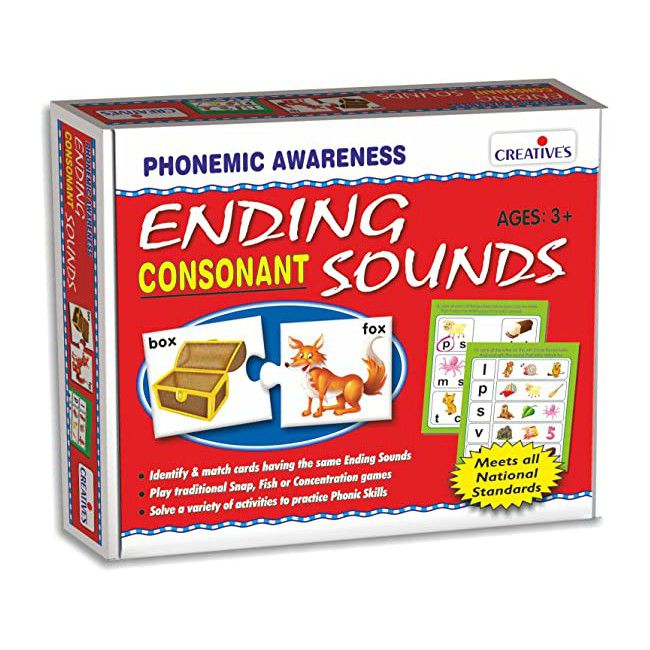 Creatives - Ending Consonant Sounds - Learn To Read (6907045511323)