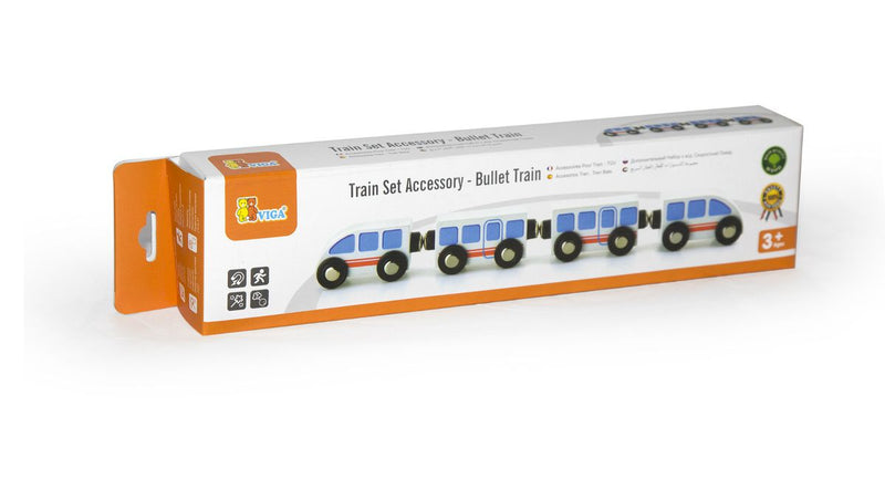 Viga Magnetic Bullet Train Set 4Pc (7030227959963)