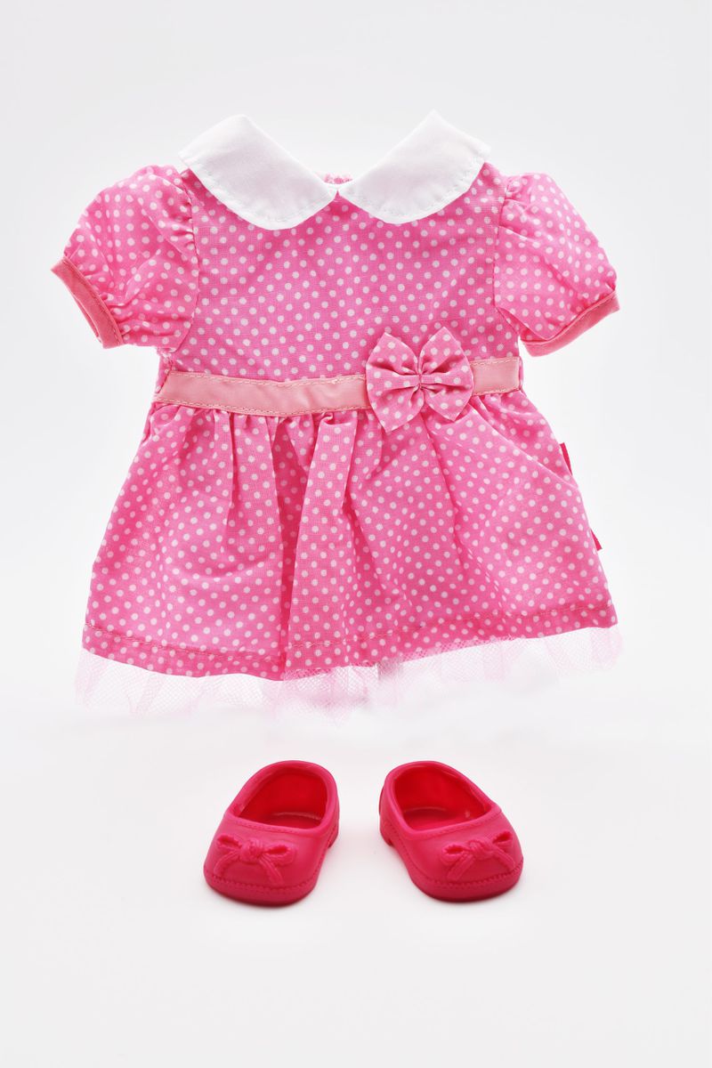 Dollsworld Polka Dot Fashion Doll Clothes (6897588994203)