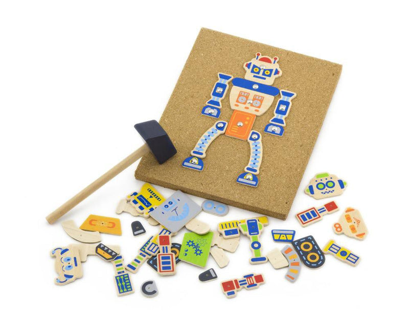 Viga Tack Zap Hammer Game - Robots (7030221406363)