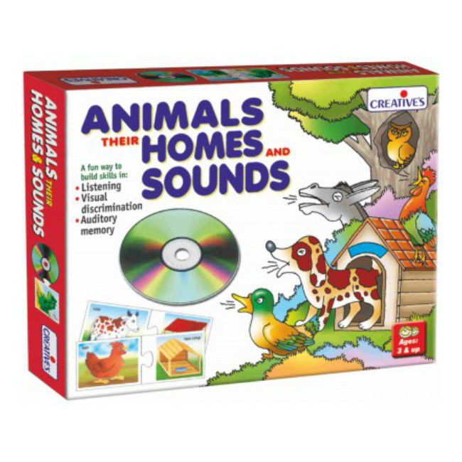 Creatives - Animals, Their Homes And Sounds With Cd (6907047772315)