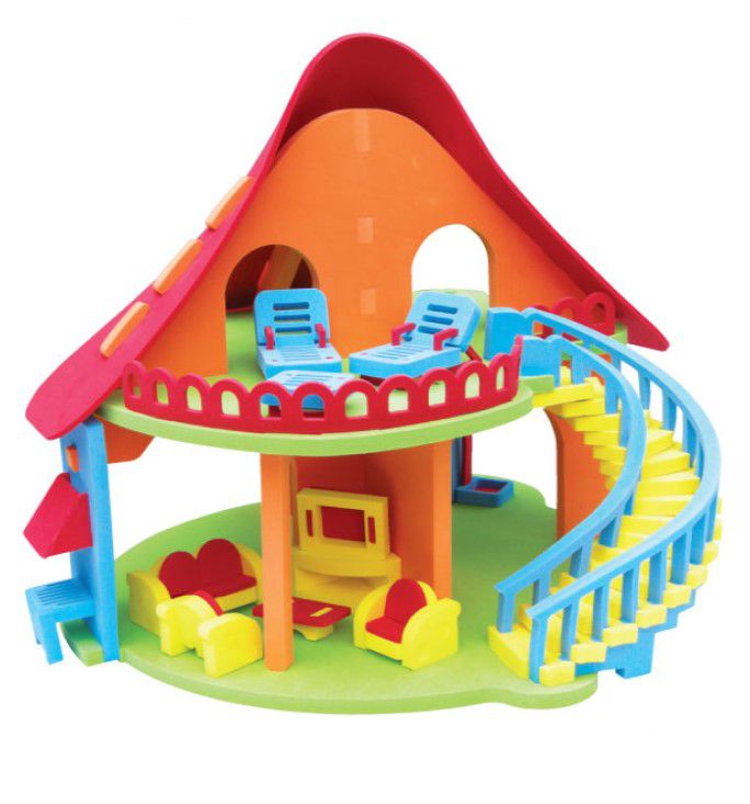 SUNTA Mushroom DIY Dollhouse Playset With Accessories (7365876187291)