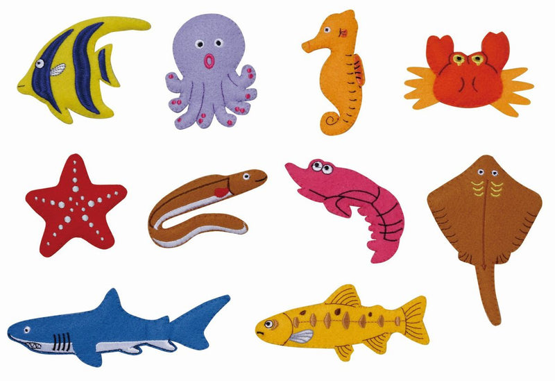 Sea Creatures - Felt Pieces in a Bag (10 Piece) (7274271047835)